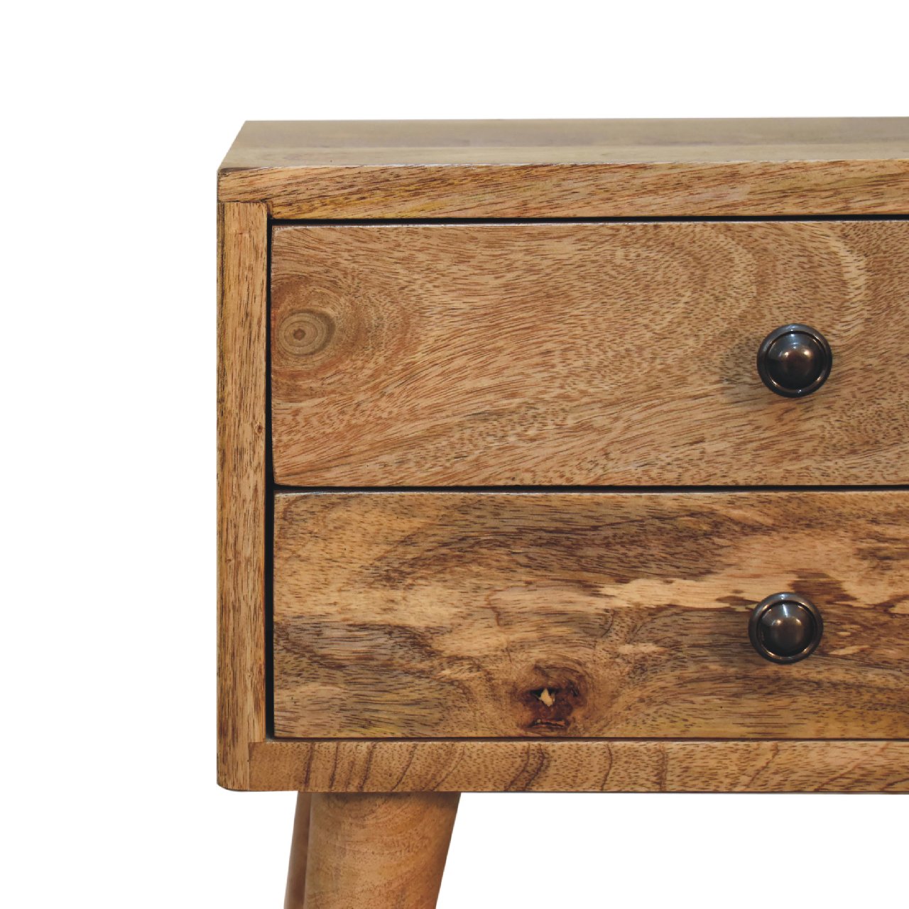 Mini Oak-ish Modern Solid Wood Bedside - CasaFenix