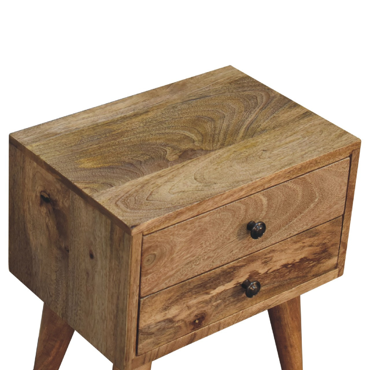 Mini Oak-ish Modern Solid Wood Bedside - CasaFenix