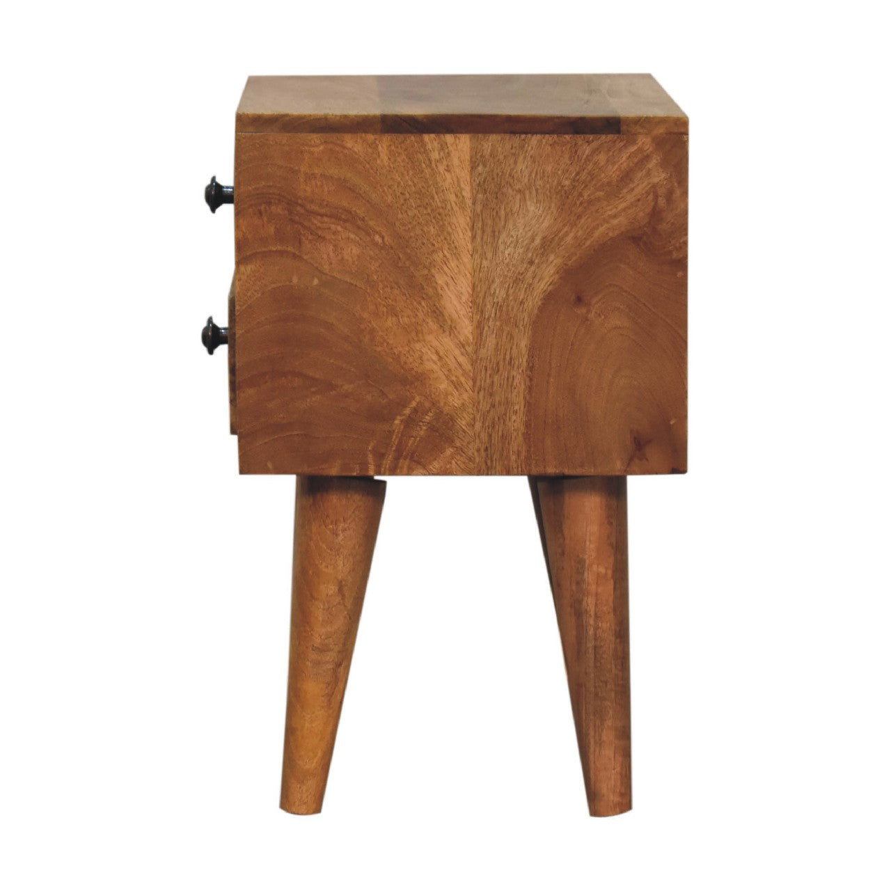 Mini Oak-ish Modern Solid Wood Bedside - CasaFenix