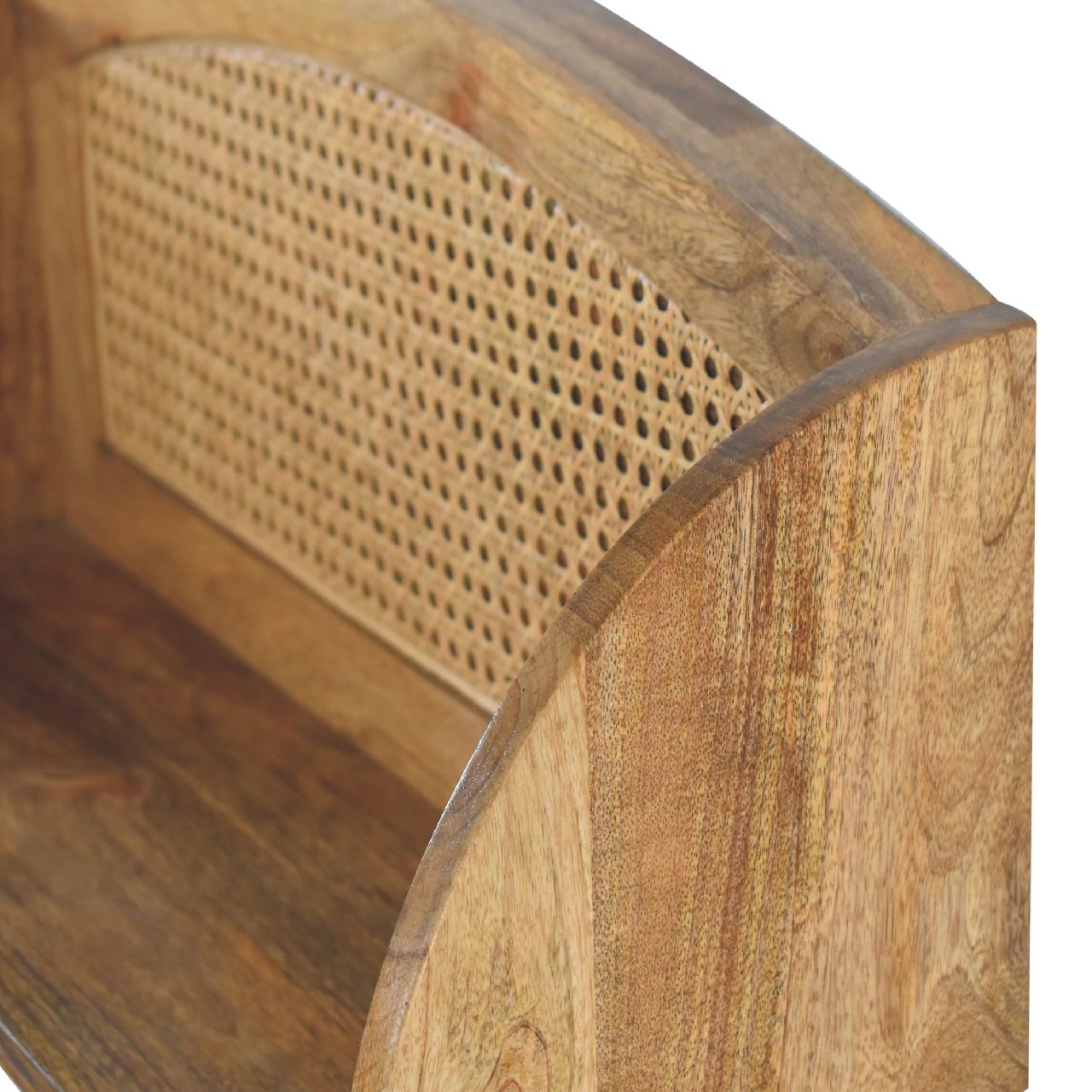 IN3462 - Rattan Open Wall Mounted Shelf - CasaFenix