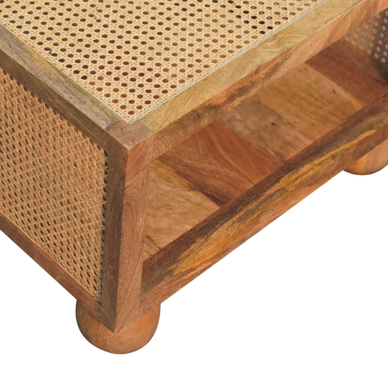 IN3463 - Small Rattan Coffee Table - CasaFenix