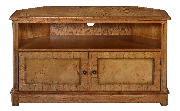Cheshire Walnut Collection Corner TV Unit - CasaFenix