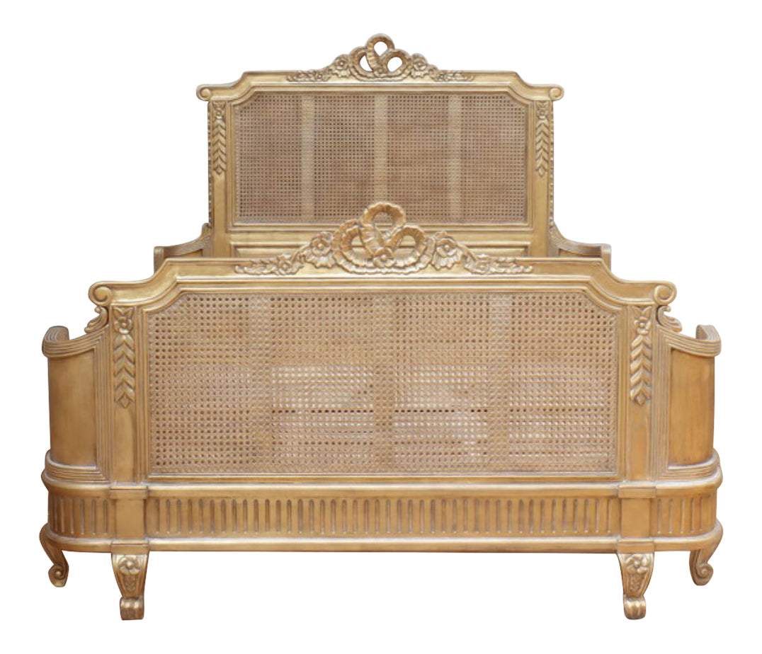 Amboise French Caned Bed - CasaFenix