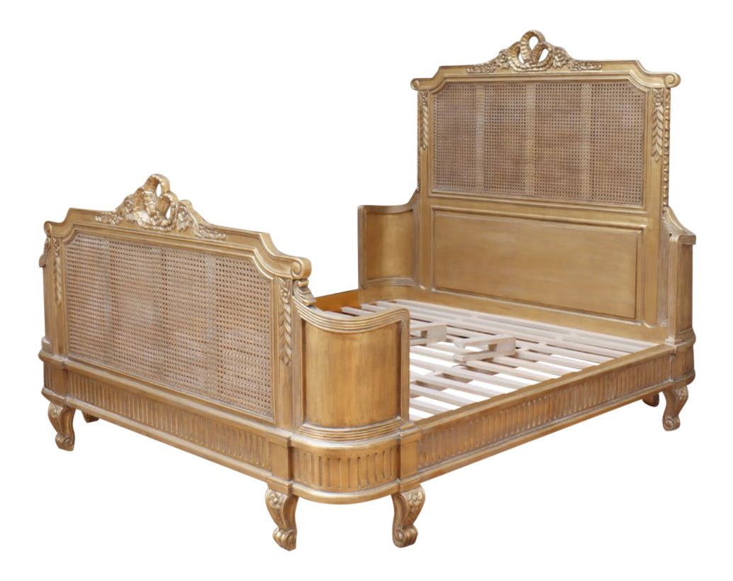 Amboise French Caned Bed - CasaFenix