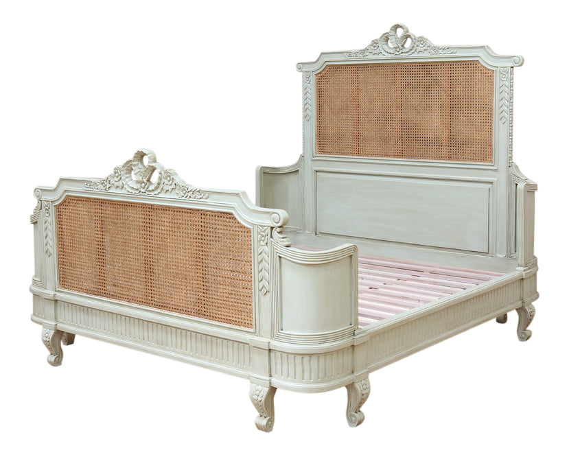 Amboise French Caned Bed - CasaFenix