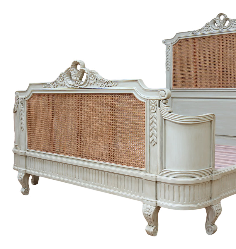 Amboise French Caned Bed - CasaFenix