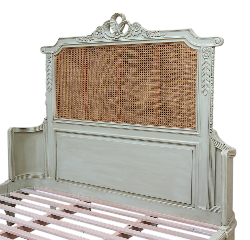 Amboise French Caned Bed - CasaFenix