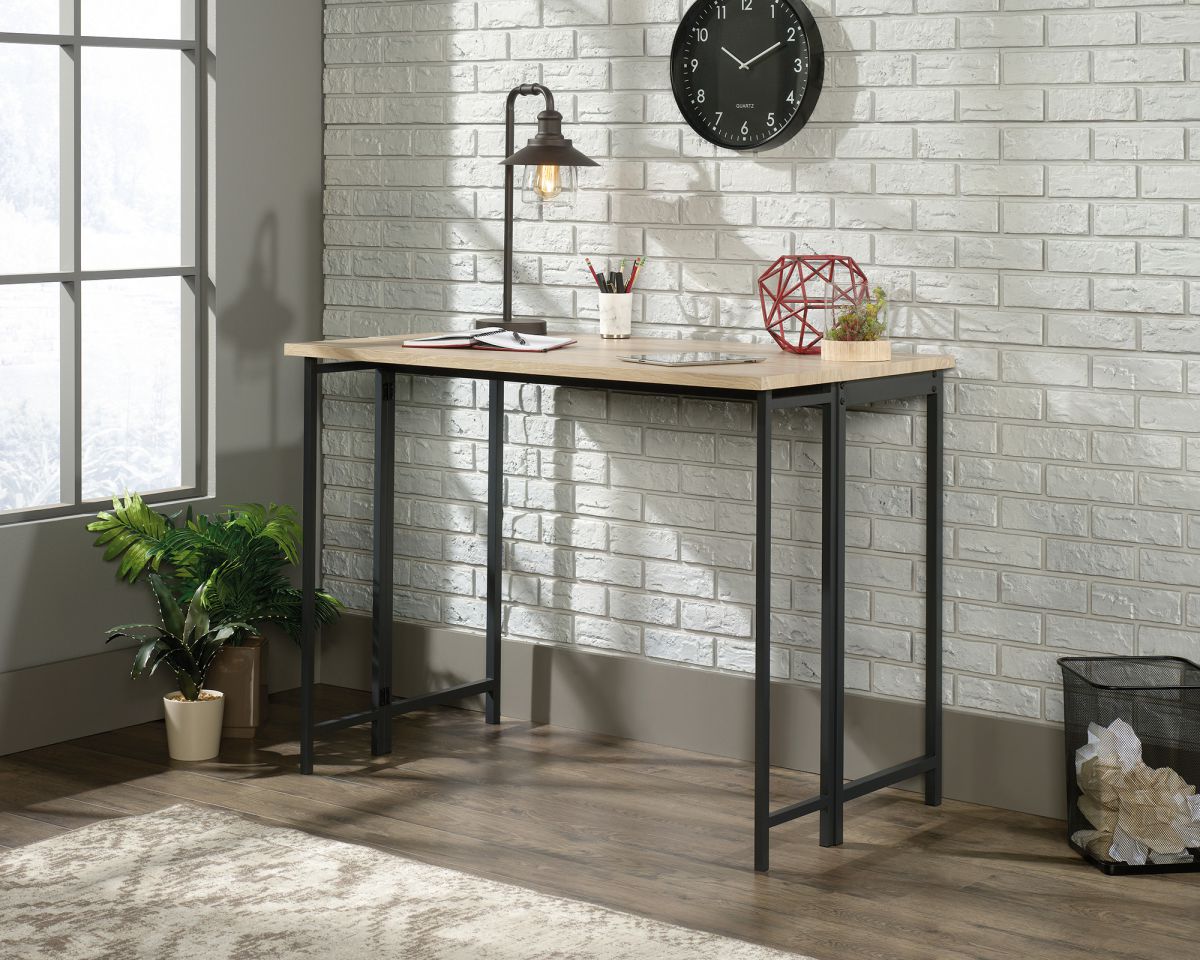 INDUSTRIAL STYLE HIGH WORK TABLE WITH FLIP EXTENSION CasaFenix