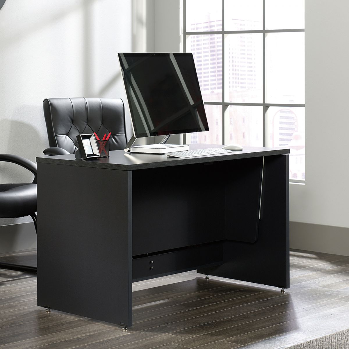 VERTEX SIT STAND BOURBON DESK CasaFenix