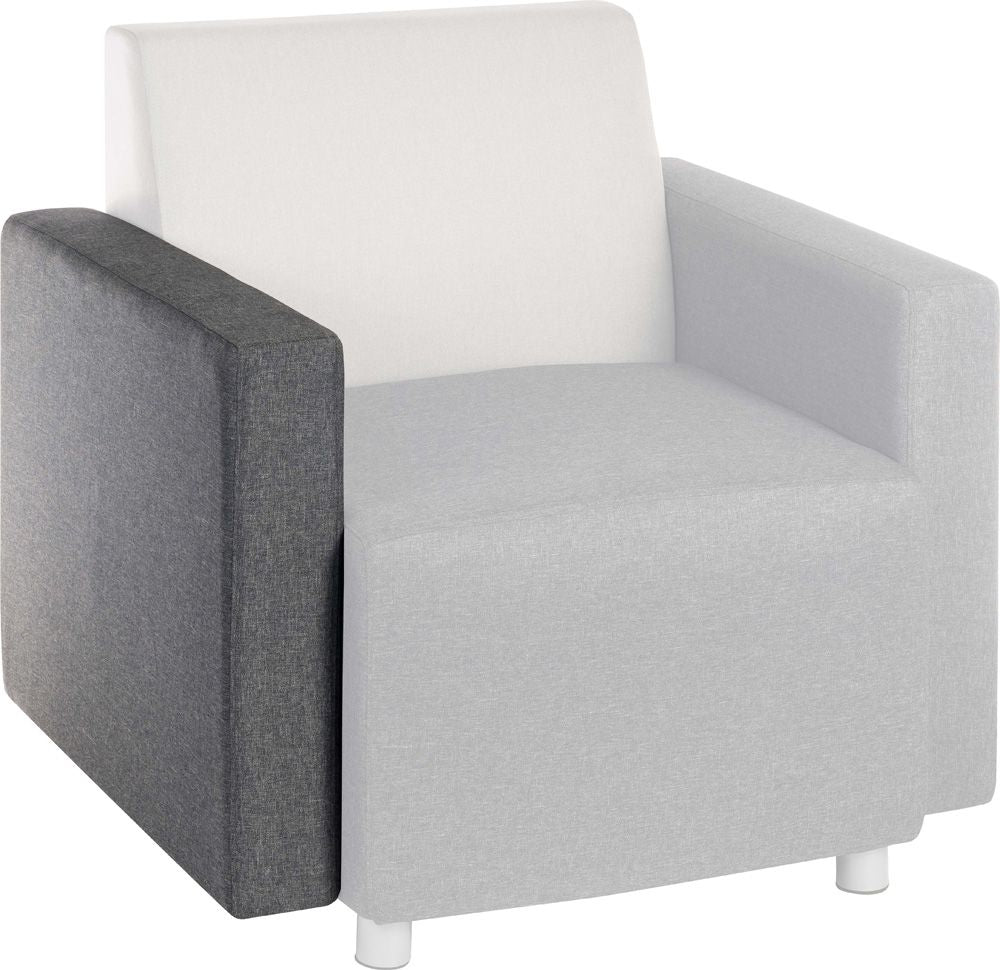 CUBE MODULAR RECEPTION CHAIR ARM (L+R) Home office chairs CasaFenix