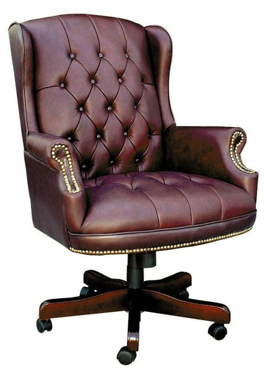 CHAIRMAN BURGUNDY OFFICE CHAIR Home office chairs CasaFenix