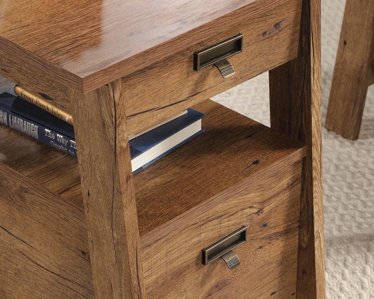 EXECUTIVE TRESTLE DESK VINTAGE OAK CasaFenix