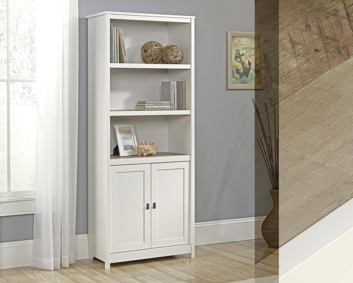 SHAKER STYLE BOOKCASE WITH DOORS CasaFenix