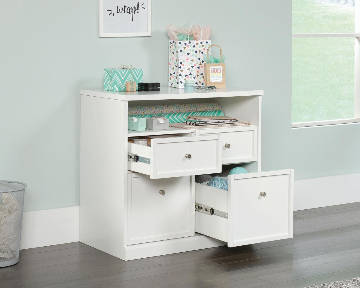 CRAFT STORAGE CABINET WHITE CasaFenix