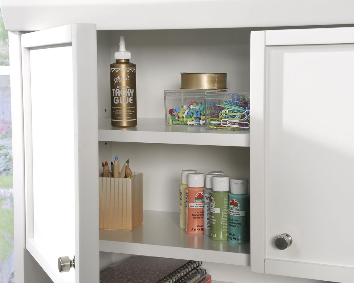 CRAFT STORAGE HUTCH WHITE CasaFenix