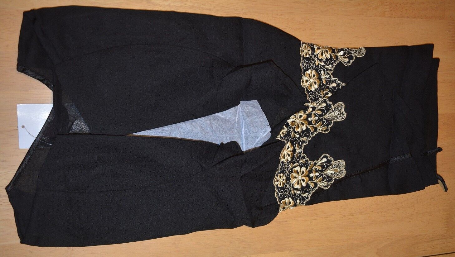 Brand New Lingerie VX Intimate Black Chiffon Robe One  Size (3040) VX233 VX345 Clothes, Shoes & Accessories:Women:Women's Clothing:Lingerie & Nightwear:Nightwear CasaFenix