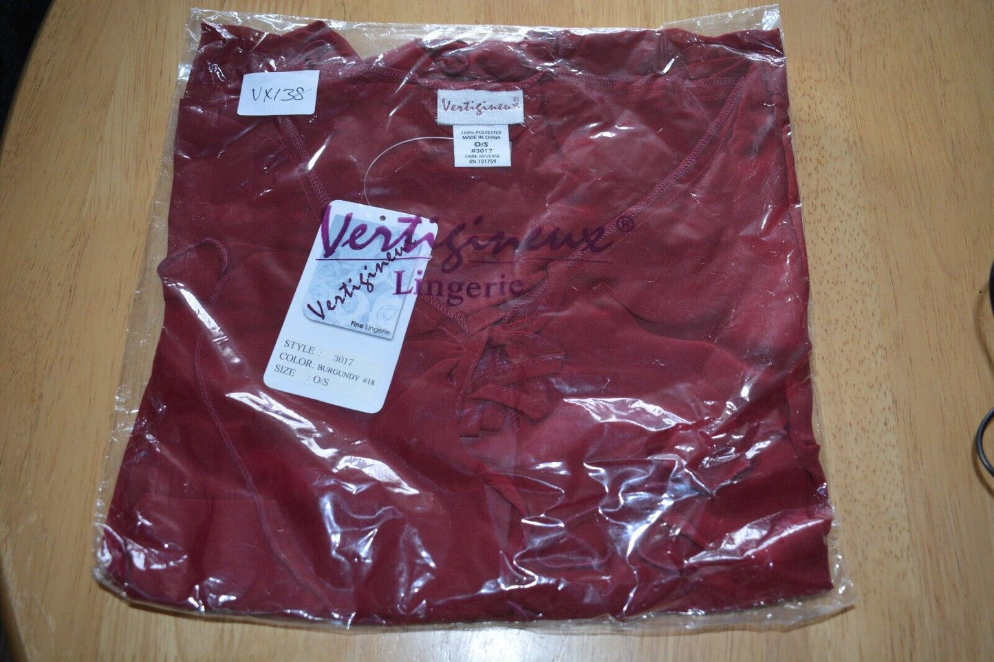 Brand New Lingerie VX Intimate Red Sheer Robe One Queen Size (3017) VX238 Clothes, Shoes & Accessories:Women:Women's Clothing:Lingerie & Nightwear:Nightwear CasaFenix