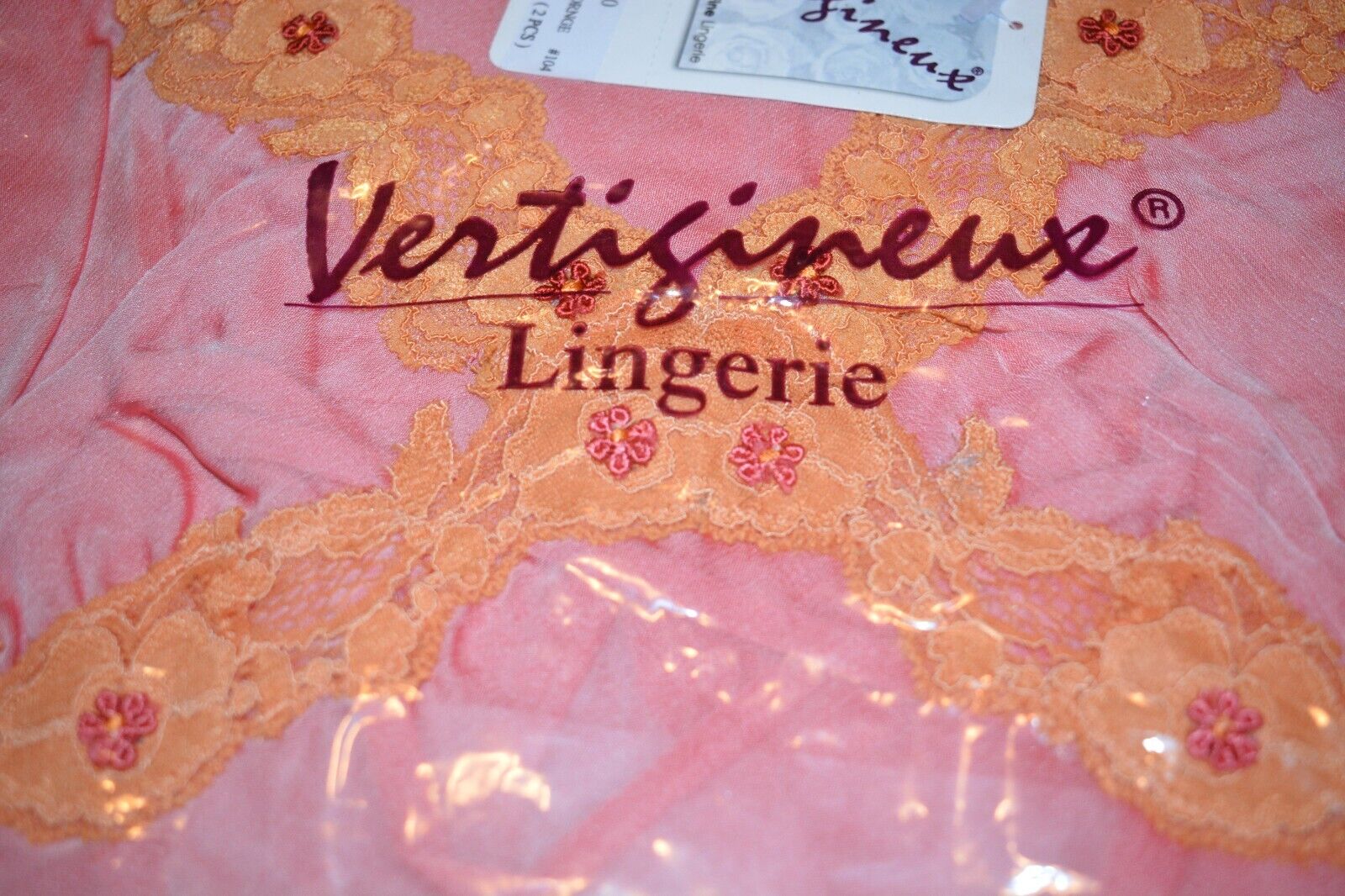 New VX Intimate Chiffon Mauve Orang Babydoll + G-string Size Medium 5070 Clothes, Shoes & Accessories:Women:Women's Clothing:Lingerie & Nightwear:Nightwear CasaFenix