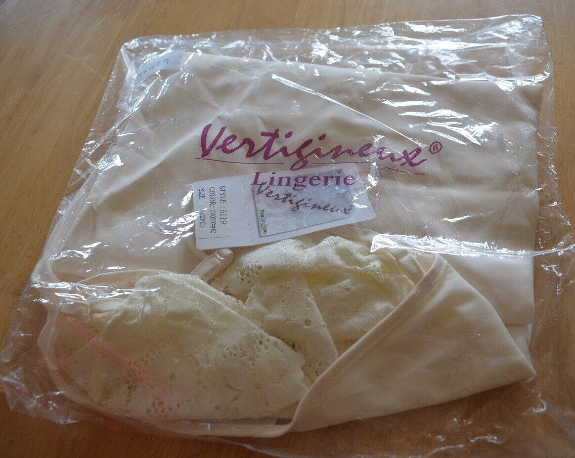 Brand New Sexy Lingerie VX Intimate Ivory Babydoll + G-string Size Medium 5119 Clothes, Shoes & Accessories:Women:Women's Clothing:Lingerie & Nightwear:Nightwear CasaFenix