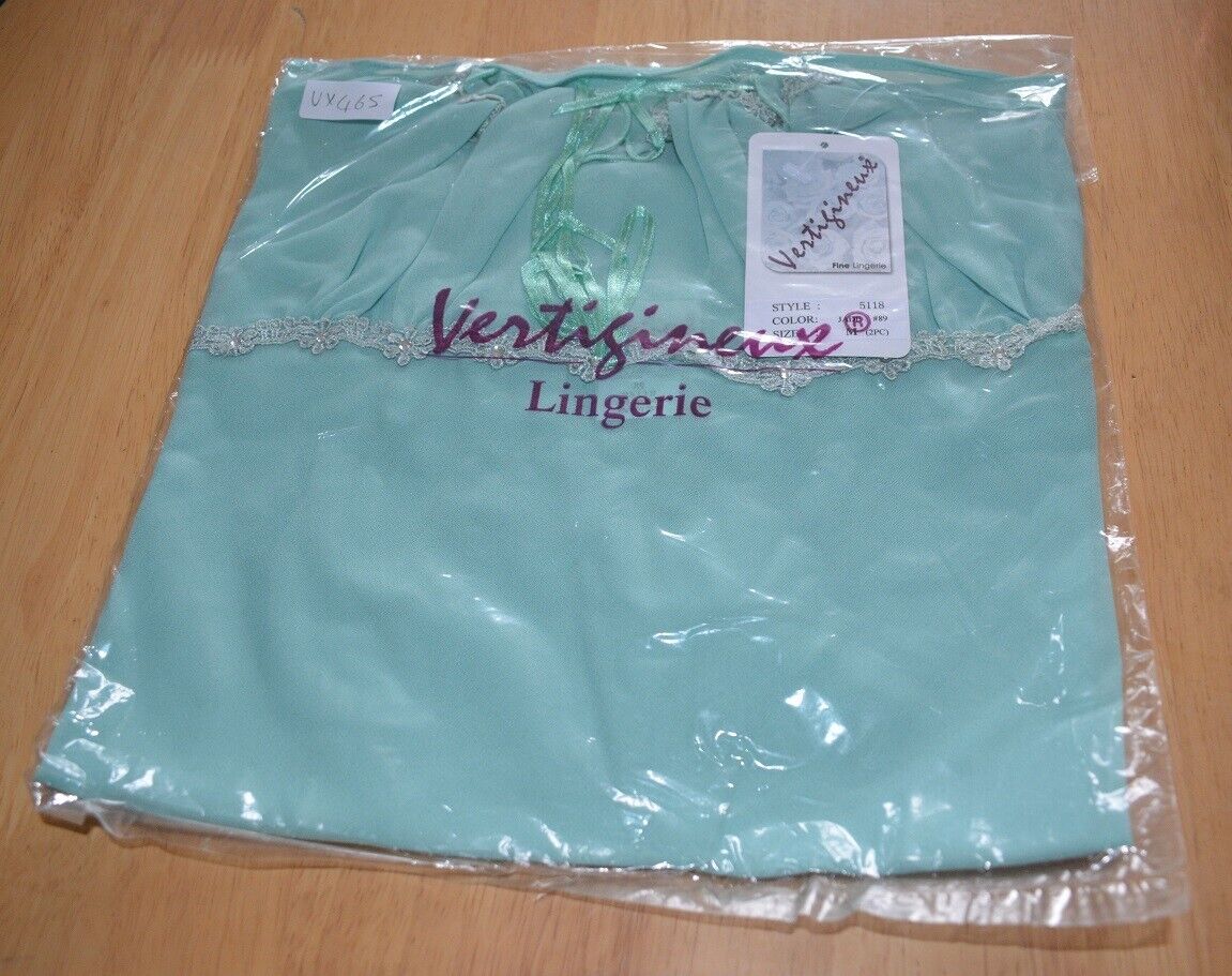 New Lingerie VX Intimate Jade Babydoll With G-string Size Medium. 5118 Clothes, Shoes & Accessories:Women:Women's Clothing:Lingerie & Nightwear:Nightwear CasaFenix