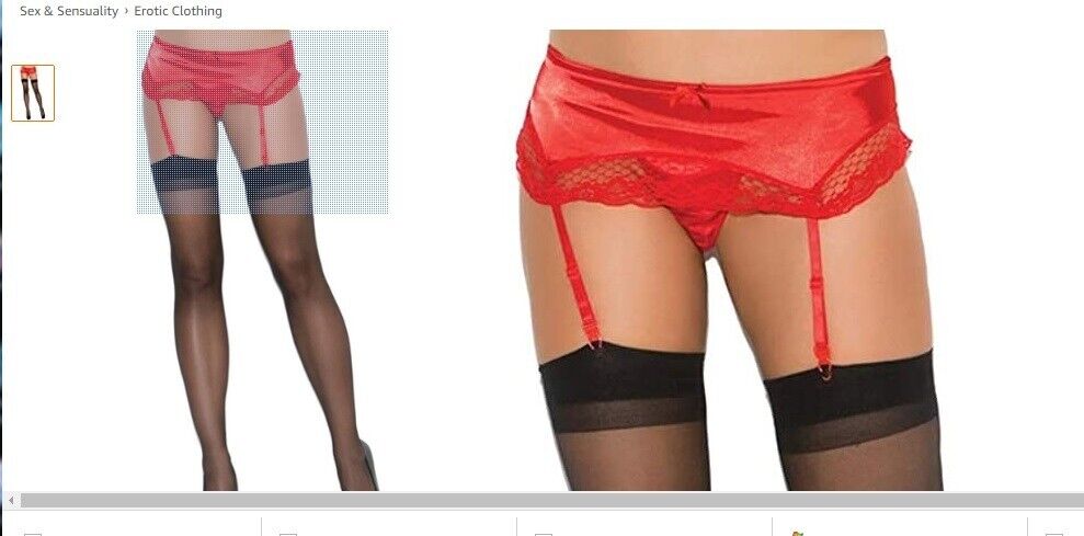 BNWT Elegant Moments White Stain Look Suspender Belt One Size (1948) Suspenders Clothes, Shoes & Accessories:Women:Women's Clothing:Lingerie & Nightwear:Suspender Belts CasaFenix