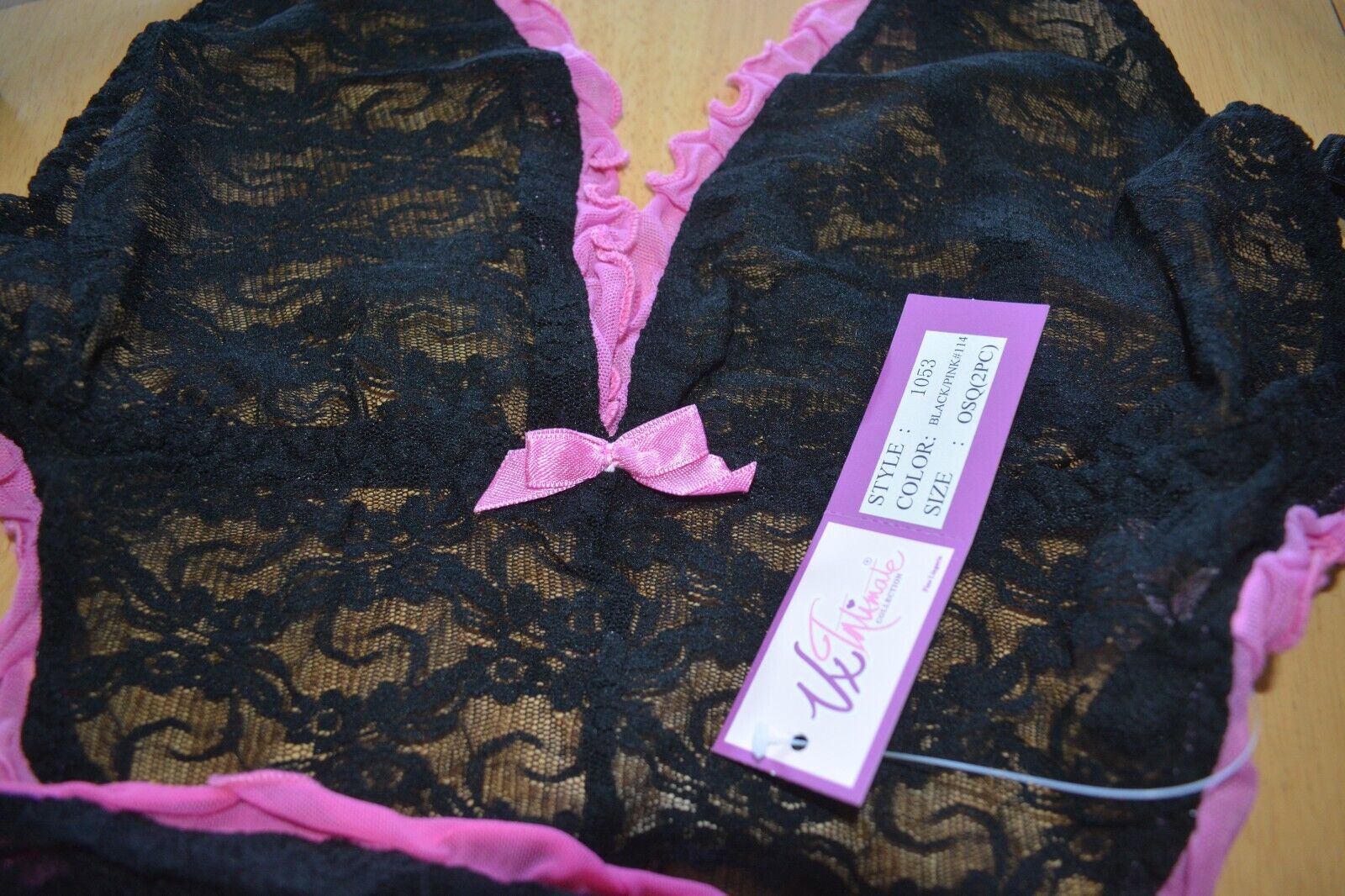 Brand New Sexy Lingerie VX Intimate Fuchsia Tiny Teddy One Queen Size (1053) VX187 Clothes, Shoes & Accessories:Women:Women's Clothing:Lingerie & Nightwear:Nightwear CasaFenix