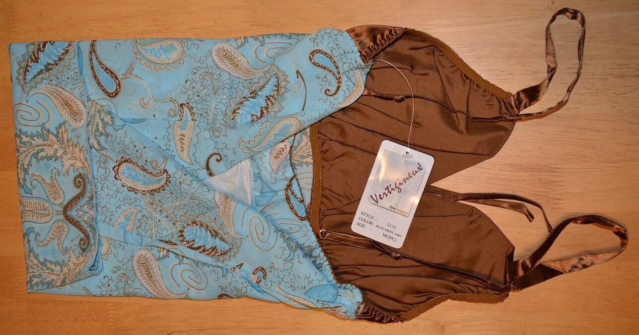 Brand New Lingerie VX Intimate Blue Babydoll+ G-string Size 2XL 5113 VX266 Clothes, Shoes & Accessories:Women:Women's Clothing:Lingerie & Nightwear:Nightwear CasaFenix
