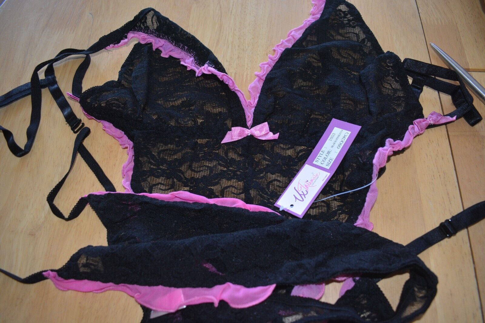 Brand New Sexy Lingerie VX Intimate Fuchsia Tiny Teddy One Queen Size (1053) VX187 Clothes, Shoes & Accessories:Women:Women's Clothing:Lingerie & Nightwear:Nightwear CasaFenix