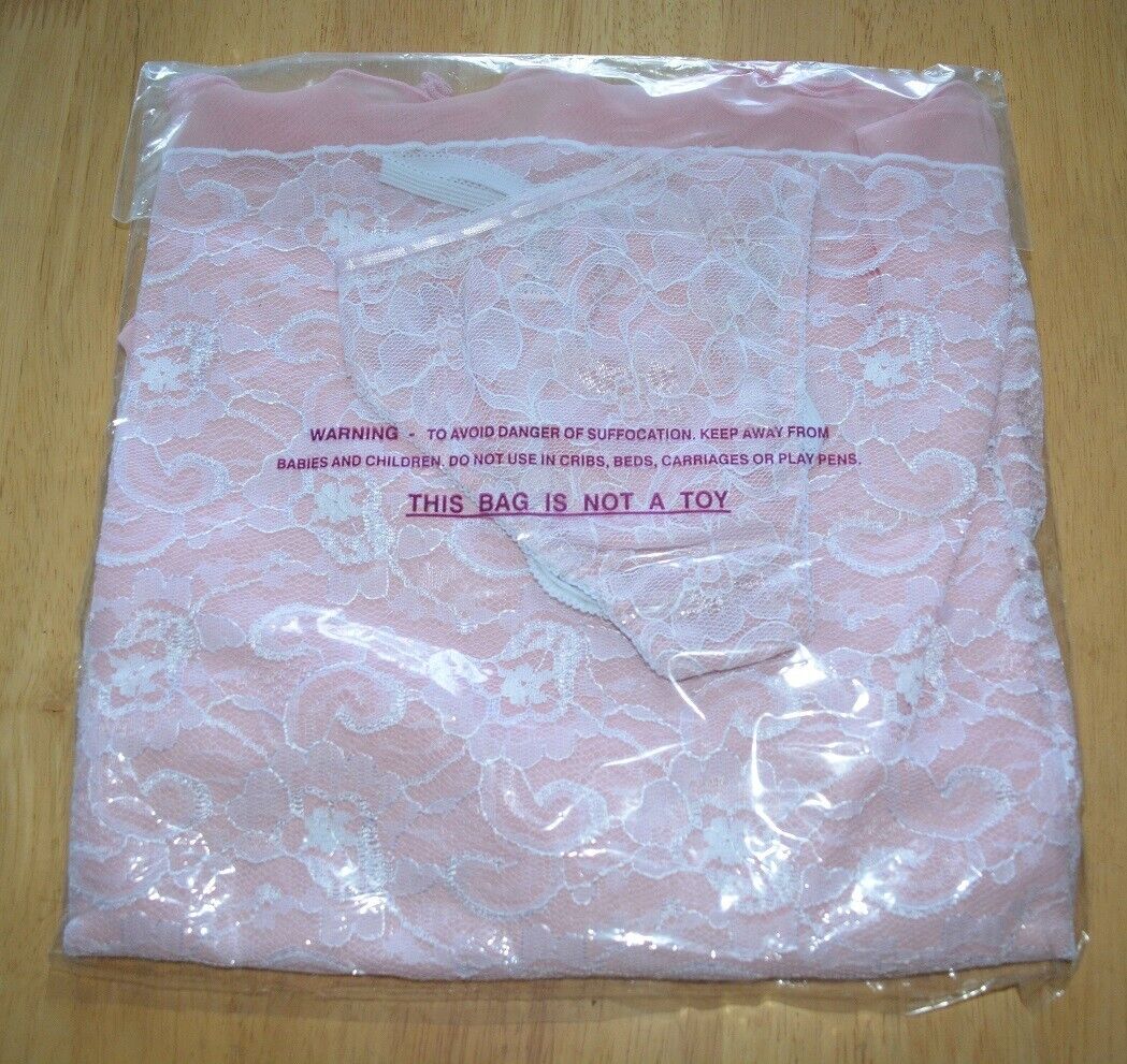 Brand New Lingerie VX Intimate Pink & White Babydoll + G-string Size Large 5156 VX144 Clothes, Shoes & Accessories:Women:Women's Clothing:Lingerie & Nightwear:Nightwear CasaFenix