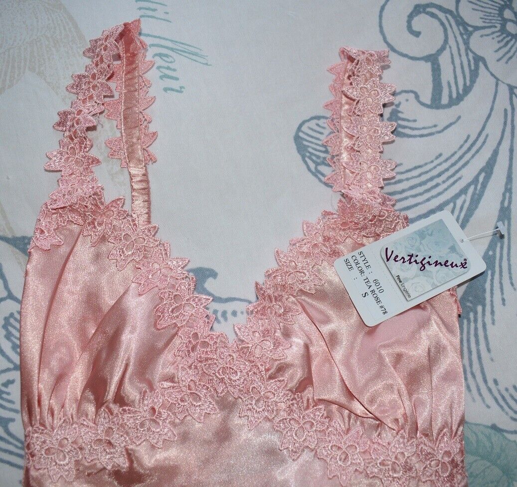 Brand New Lingerie VX Intimate Pink Rose Nightdress Gown Size Small. 6010 VX75 Clothes, Shoes & Accessories:Women:Women's Clothing:Lingerie & Nightwear:Nightwear CasaFenix