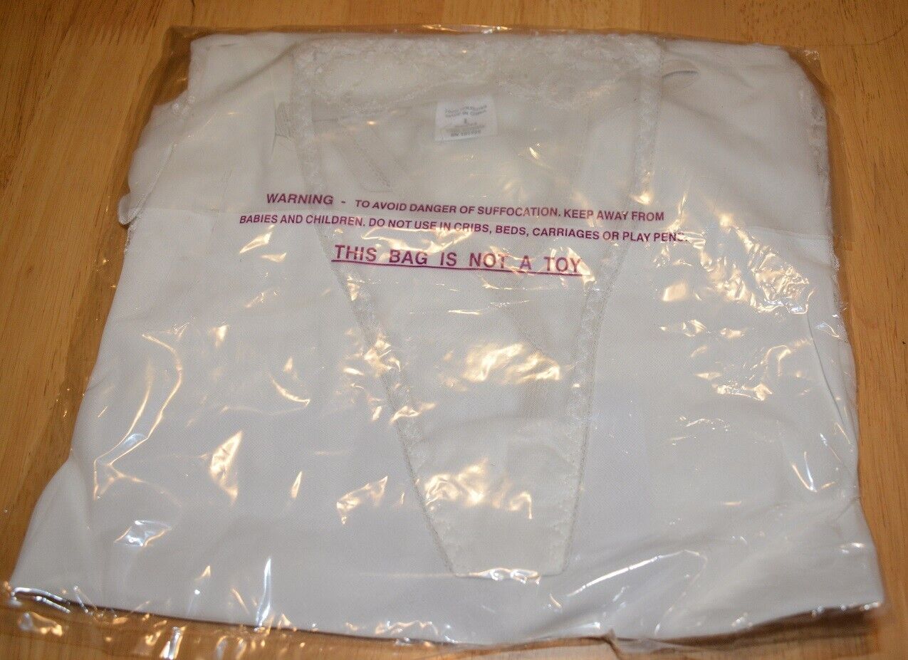 New VX Intimate Ivory Chiffon & Lace Babydoll + G-String (5093). Size Small Clothes, Shoes & Accessories:Women:Women's Clothing:Lingerie & Nightwear:Nightwear CasaFenix