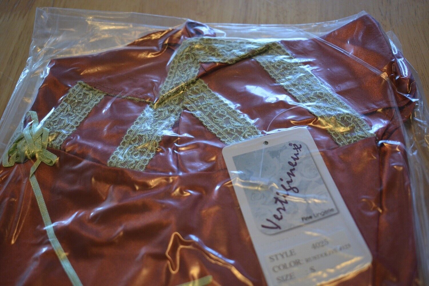 Brand New Lingerie VX Intimate Rust Red Chemise Size Small. (4025) nightdress Clothes, Shoes & Accessories:Women:Women's Clothing:Lingerie & Nightwear:Nightwear CasaFenix