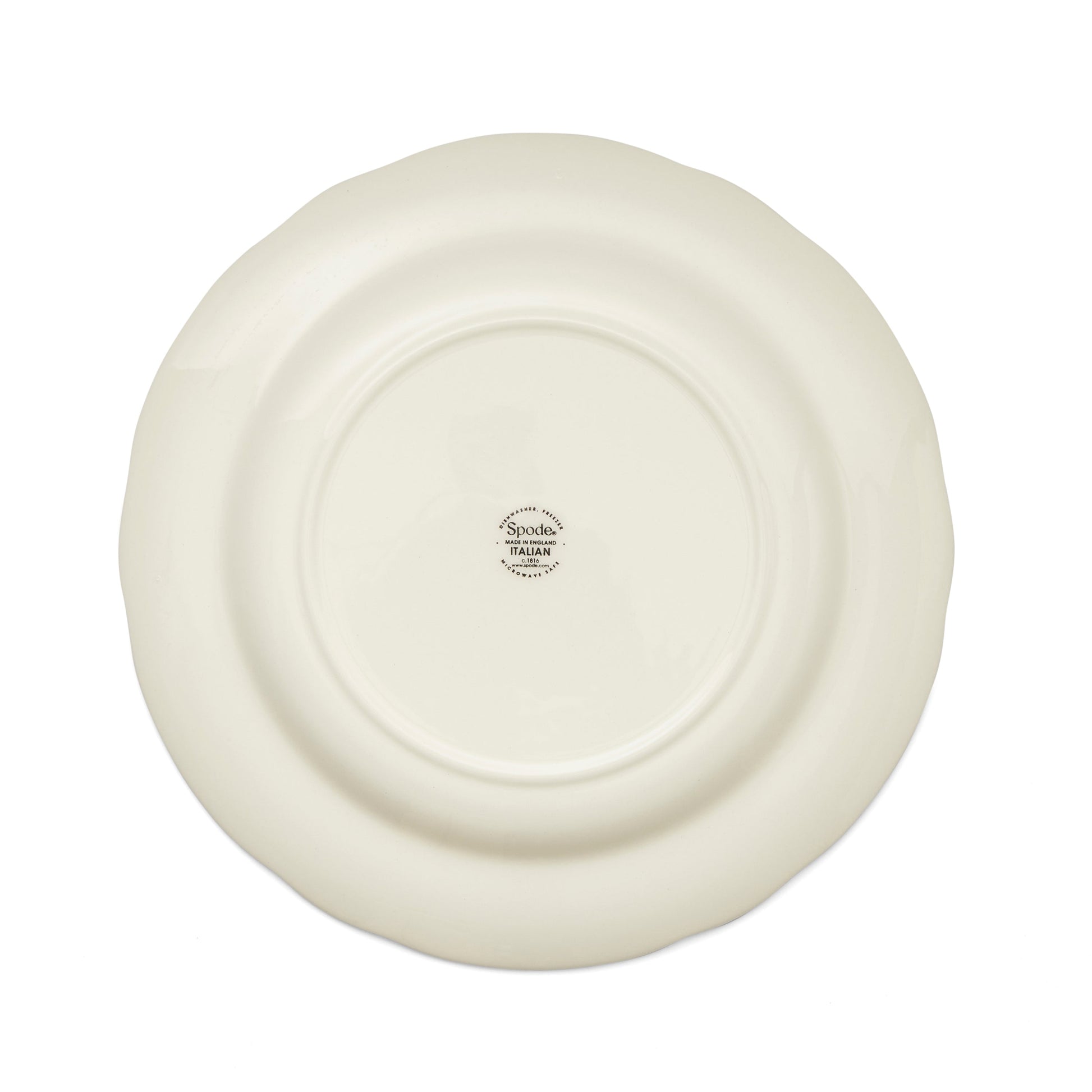 Blue Italian Set of 4 Porcelain Dinner Plates – Spode Fine China dinnerware CasaFenix