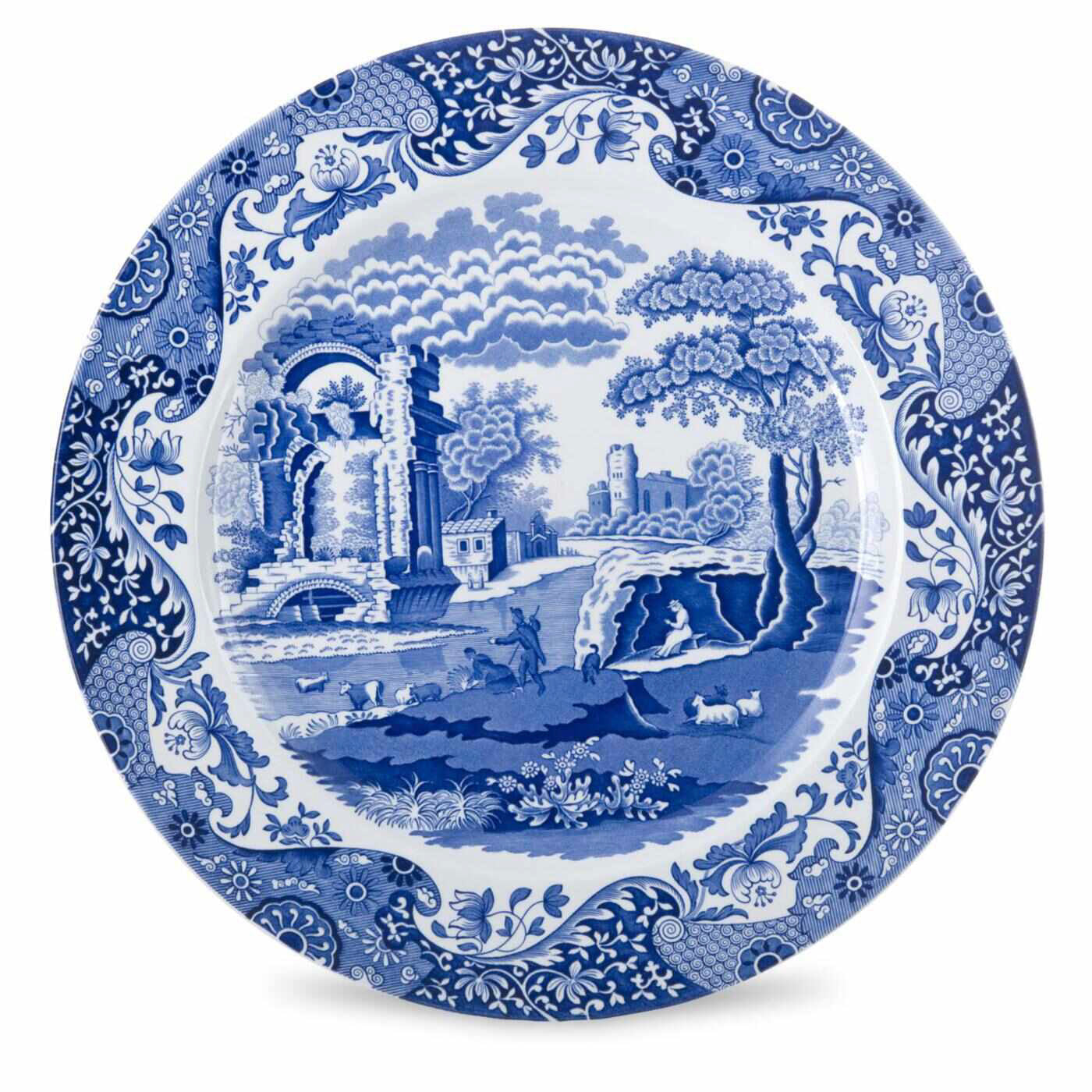 Blue Italian Buffet Plate 30.5cm – Spode Porcelain Serving Dish dinnerware CasaFenix