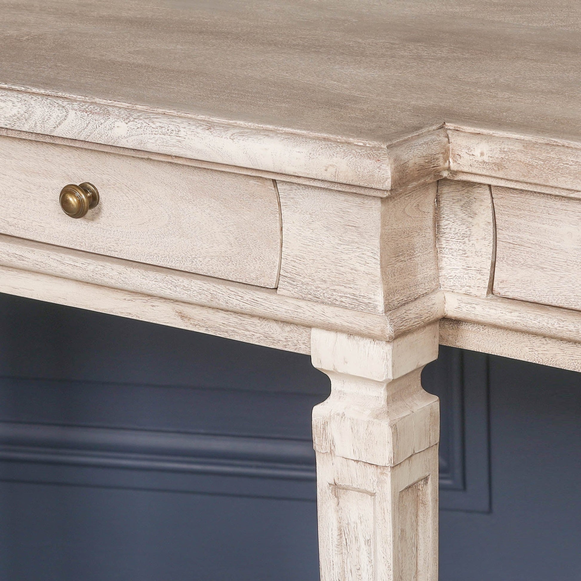 Acacia 4 Drawer Breakfront Console Table Side Table CasaFenix