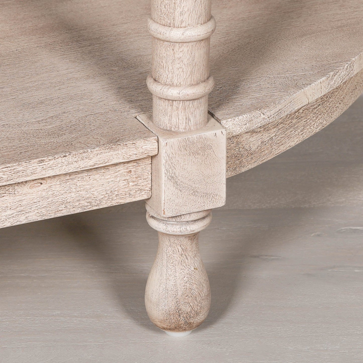 Acacia Wooden Curved Console Console table CasaFenix