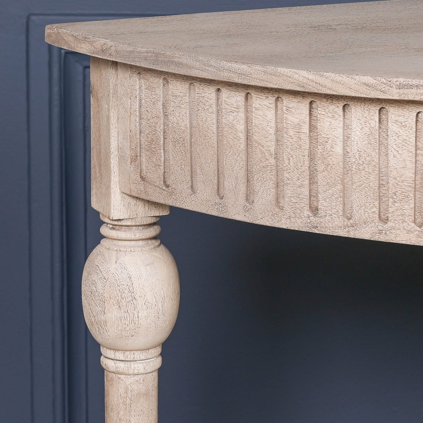 Acacia Wooden Curved Console Console table CasaFenix