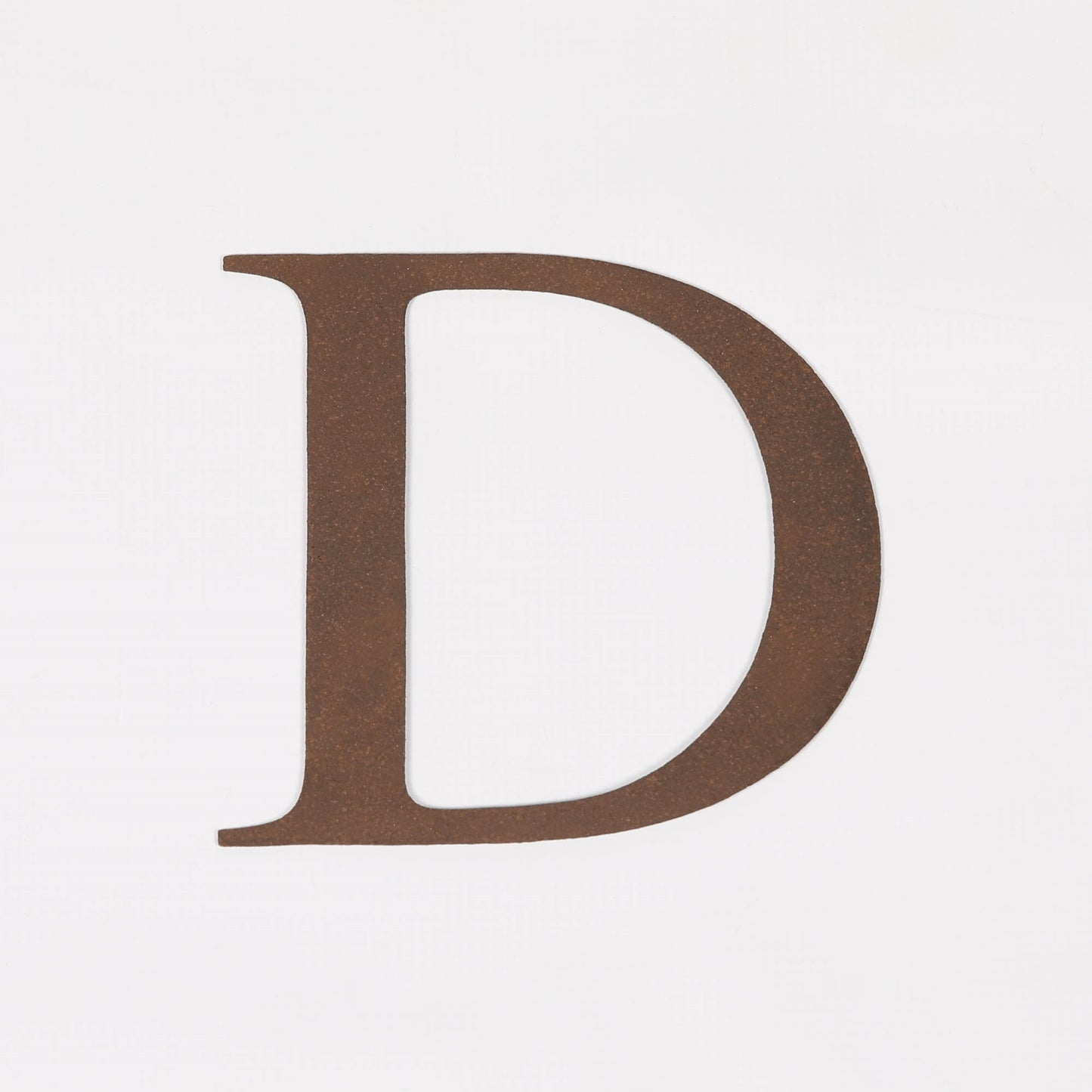 6" Rustic Iron Letter - D Side Table CasaFenix
