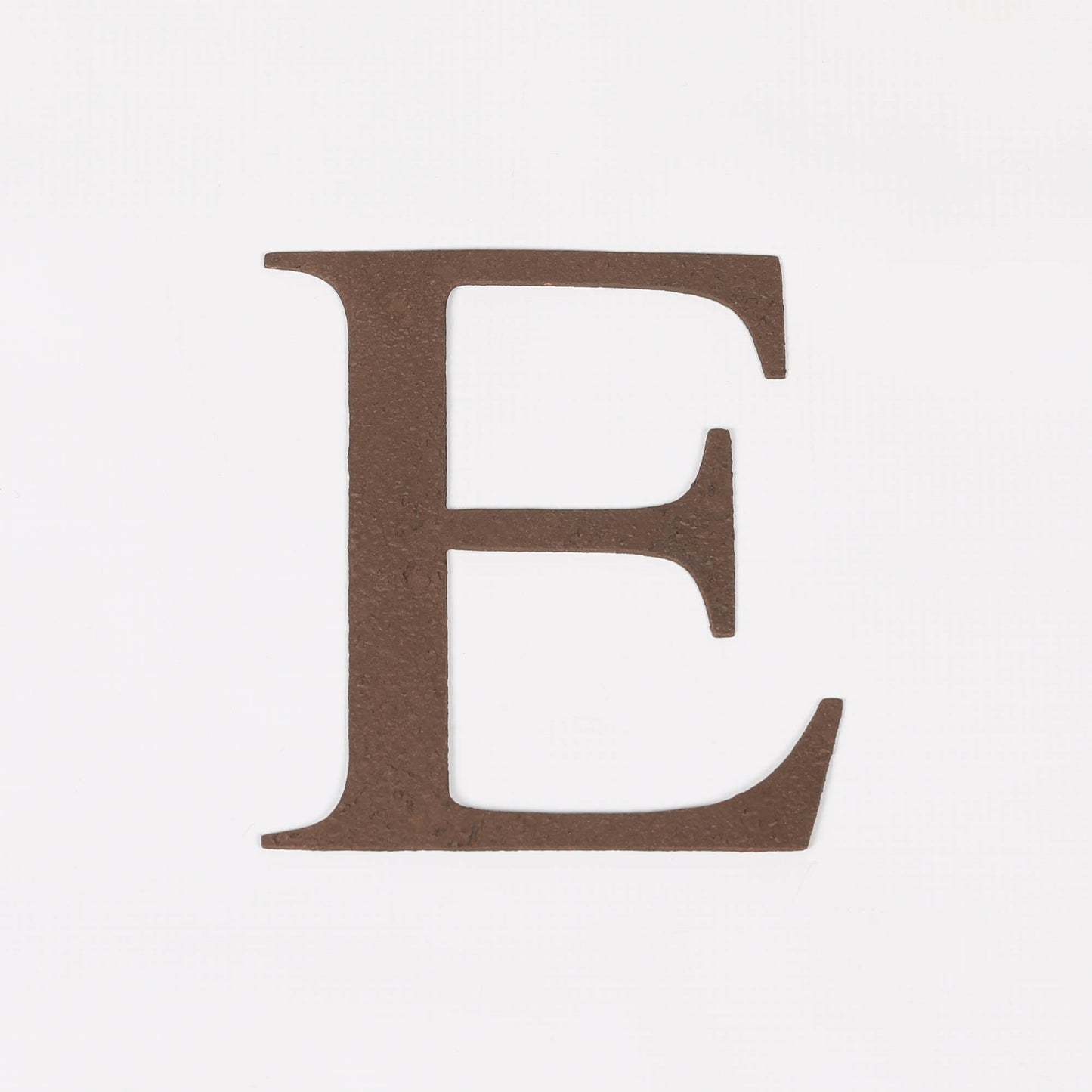 6" Rustic Iron Letter - E Side Table CasaFenix