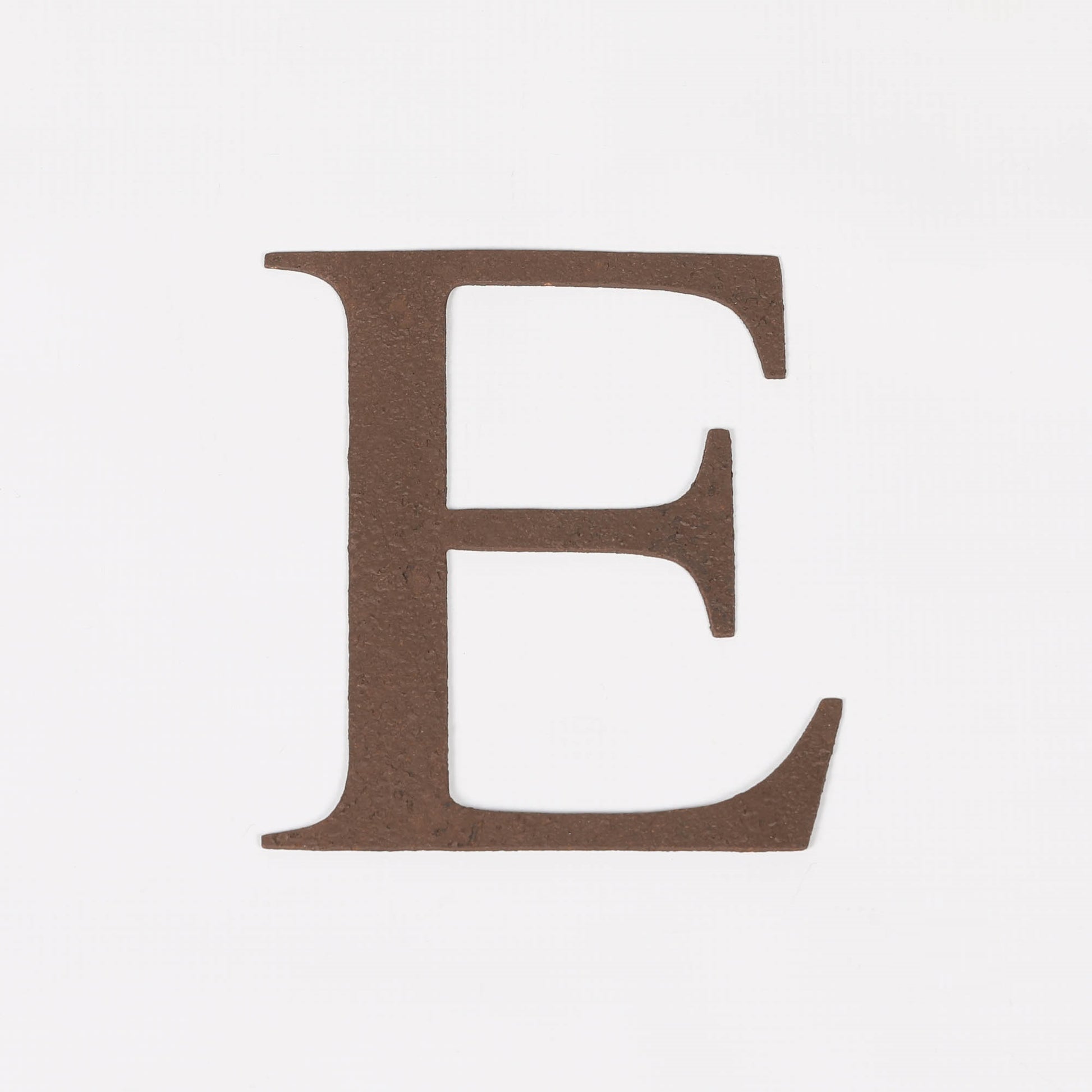 6" Rustic Iron Letter - E Side Table CasaFenix