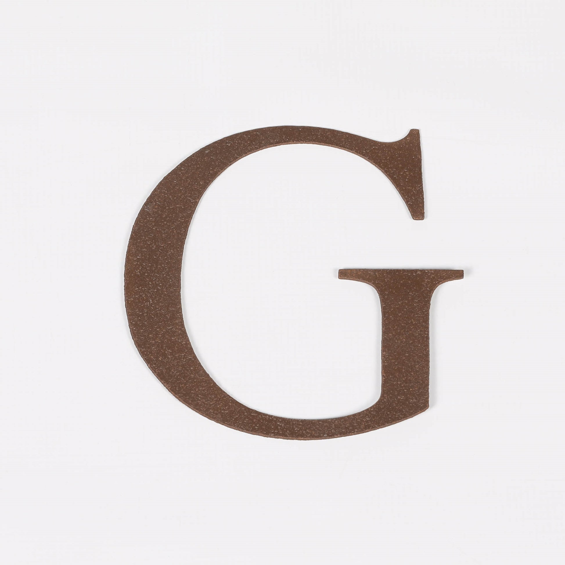 6" Rustic Iron Letter - G Side Table CasaFenix