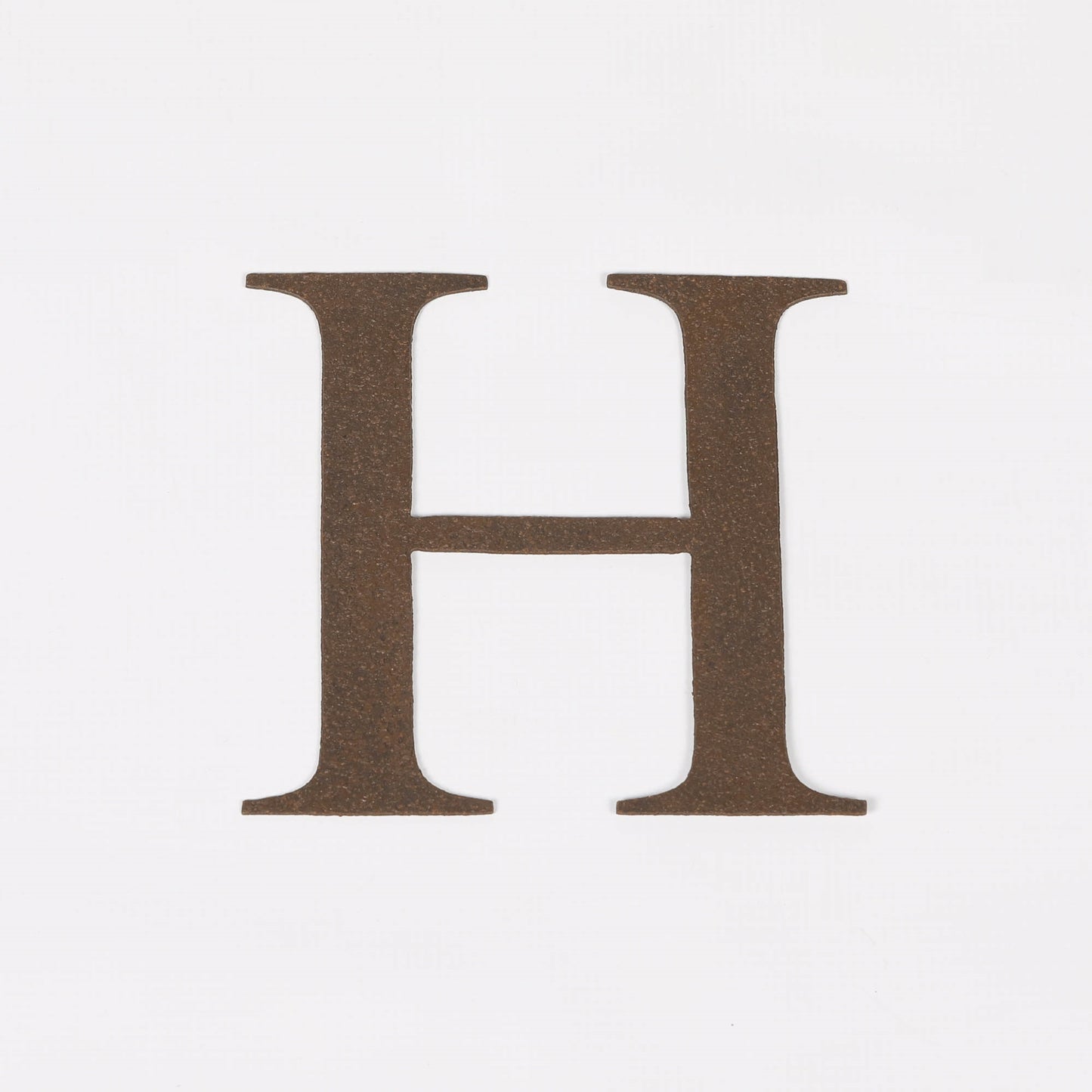 6" Rustic Iron Letter - H Side Table CasaFenix