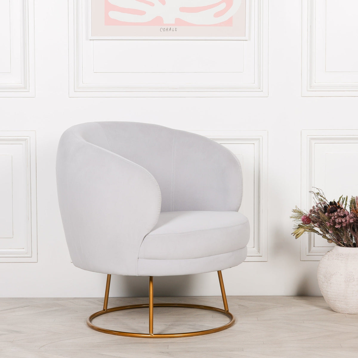 Deco Grey Armchair Chair CasaFenix
