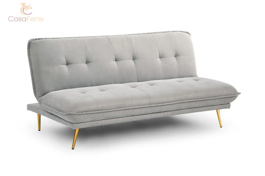Anuka 3 Seater Sofabed Large Sofa in Blue, Grey, Mocca, or Duck egg Sofa CasaFenix