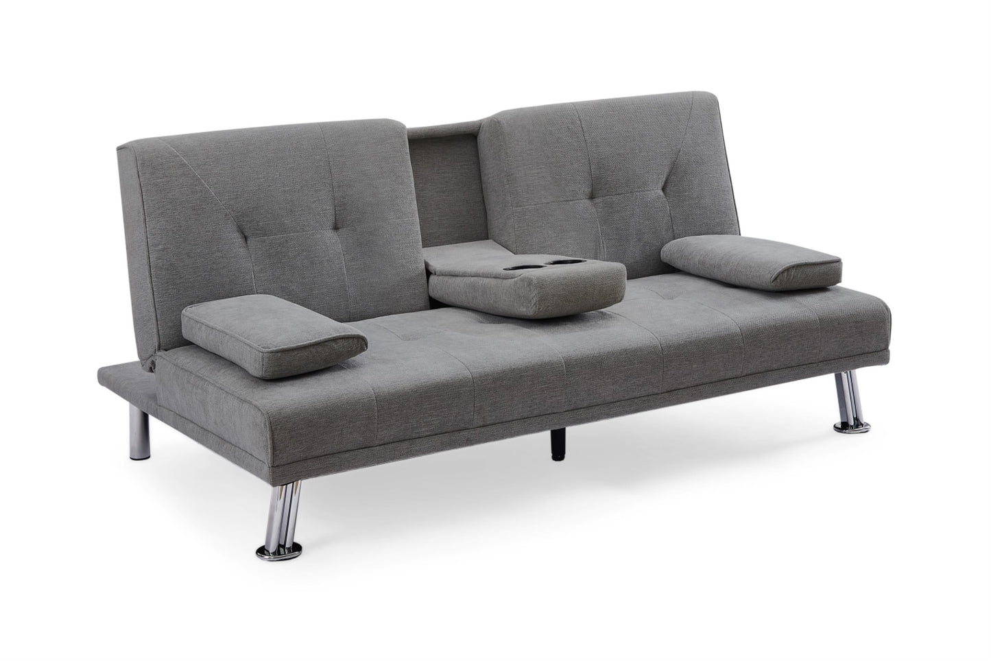 Aspen 3 Seater Sofabed Large Sofa in Blue, Grey, Mocca, or Duck egg (Copy) Sofa CasaFenix