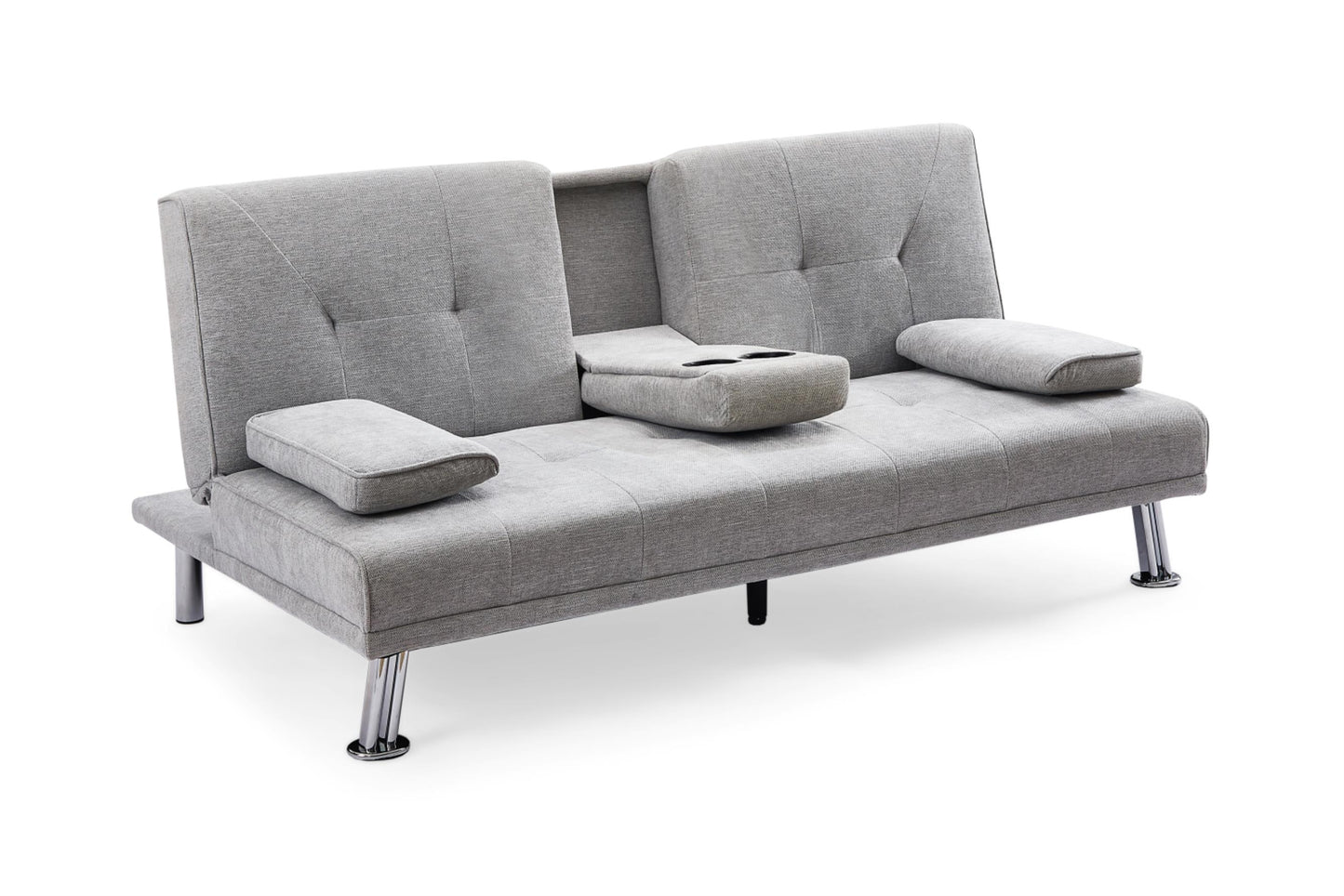Aspen 3 Seater Sofabed Large Sofa in Blue, Grey, Mocca, or Duck egg (Copy) Sofa CasaFenix