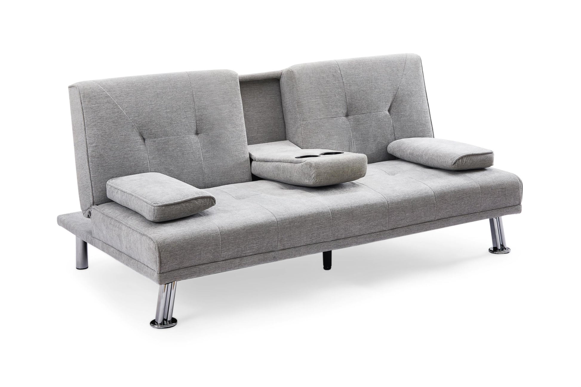 Aspen 3 Seater Sofabed Large Sofa in Blue, Grey, Mocca, or Duck egg (Copy) Sofa CasaFenix