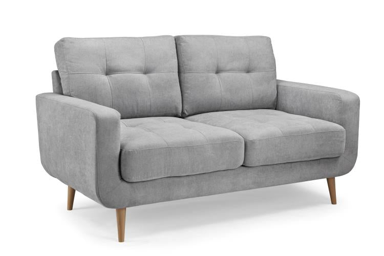 Aurora Plush Fabric Sofa in Grey available in 2, 3 Seat and Footstool (Copy) Sofa CasaFenix