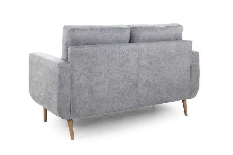 Aurora Plush Fabric Sofa in Grey available in 2, 3 Seat and Footstool (Copy) Sofa CasaFenix