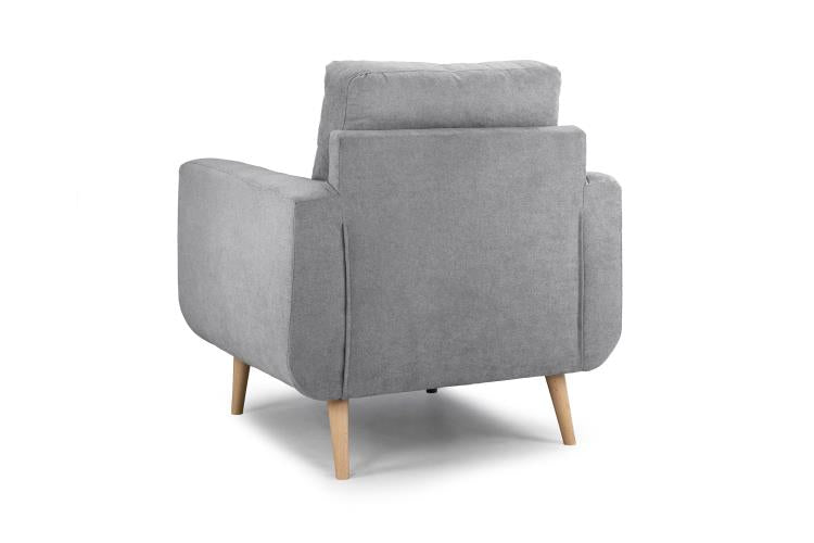 Aurora Plush Fabric Sofa in Grey available in 2, 3 Seat and Footstool (Copy) Sofa CasaFenix